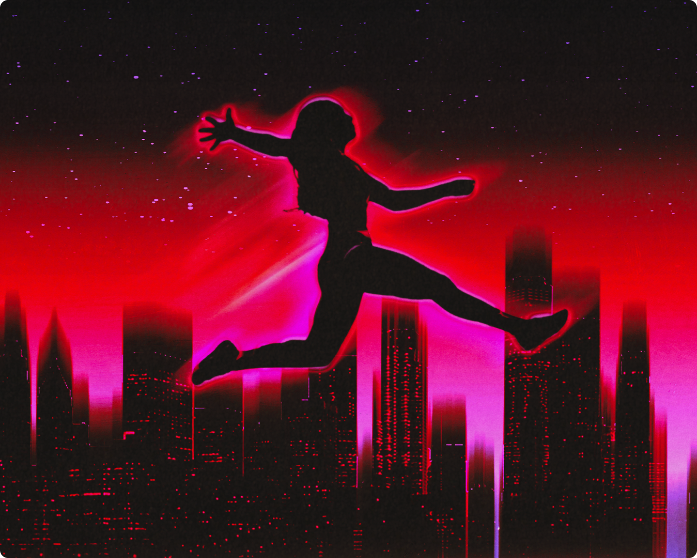 She Jumps Time Square